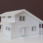 松本市　K様邸 ('14.3竣工予定) 北西