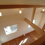 ロフトから見た子供部屋