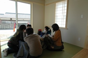掘りごたつでのんびり