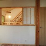 寝室から見える吹抜け