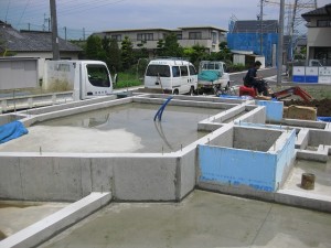 基礎工事完了