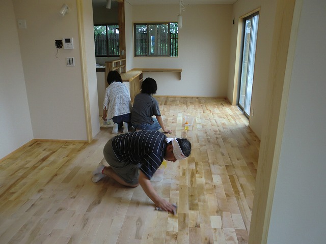 施主様が塗装