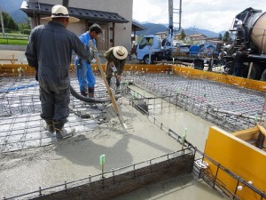 コンクリート打設