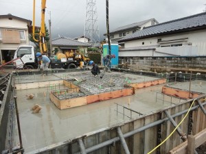 コンクリート打設