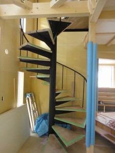 螺旋階段の踏み板