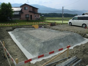 捨てｺﾝ、墨出し