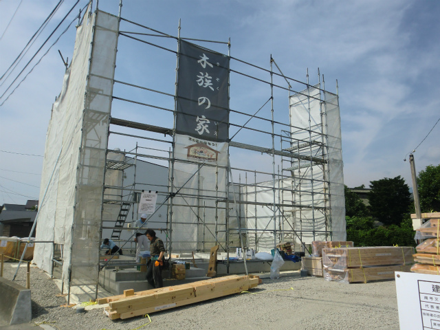 土台敷き
