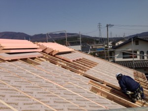 断熱材充填