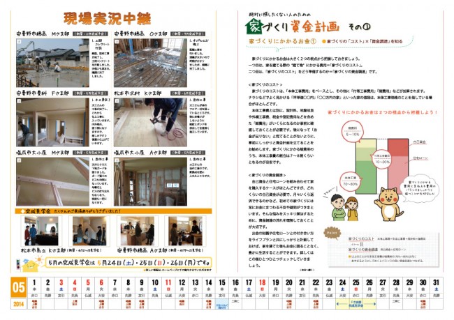 木族の家通信5月号-2