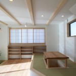 土間付きのリビング