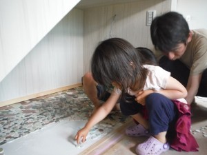 タイル貼り１