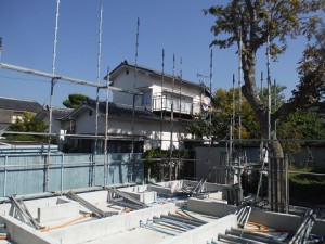 足場組み立て