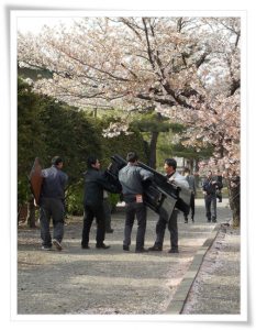 きれいに片づけた後は、街へ～♪