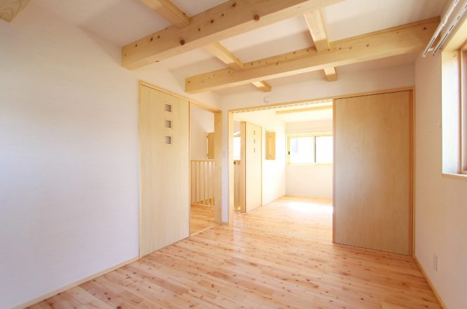 建具で仕切れる子供部屋